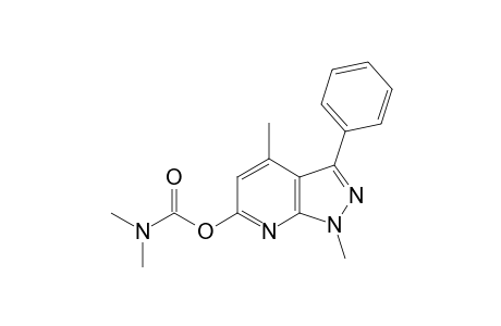 1,4-dimethyl-3-phenyl-1H-pyrazole[3,4-b]pyridin-6-ol, dimethylcarbamate (ester)