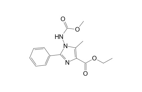 Ethyl1-[(methoxycarbonyl)amino]-5-methyl-2-phenyl-1H-imidazole-4-carboxylate