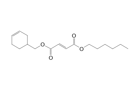 Fumaric acid, cyclohex-3-enylmethyl hexyl ester