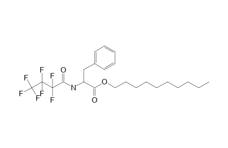 L-Phenylalanine, N-heptafluorobutyryl-, decyl ester