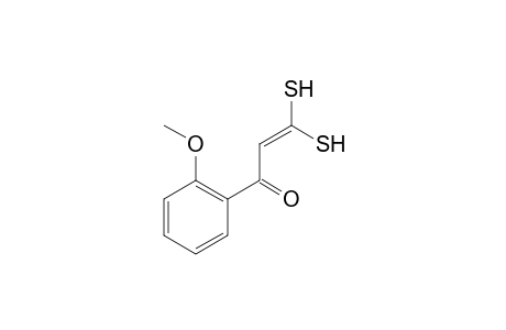 2-Propen-1-one, 3,3-dimercapto-1-(2-methoxyphenyl)-