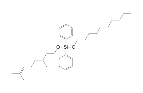 Silane, diphenylcitronellyloxydecyloxy-