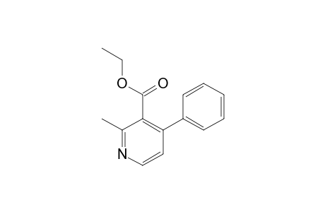 3-Pyridinecarboxylic acid, 2-methyl-4-phenyl-, ethyl ester