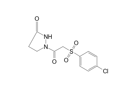 1-{[(p-chlorophenyl)sulfonyl]acetyl}-3-pyrazolidinone