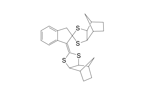 1-(3,5-Dithiatricyclo[5.2.1.0(2,6)]decan-4-ylidene)indane-2-spiro-4'-(3',5'-dithiatricyclo[5.2.1.0(2,6)]decan-4-ylidene)