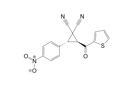 trans-3,3-Dicyano-2-(4-nitrophenyl)-1-thienoylcyclopropane