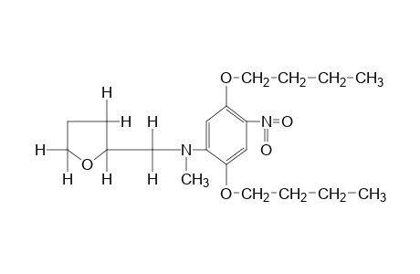 N-(2,5-dibutoxy-4-nitrophenyl)-N-methylfurfurylamine