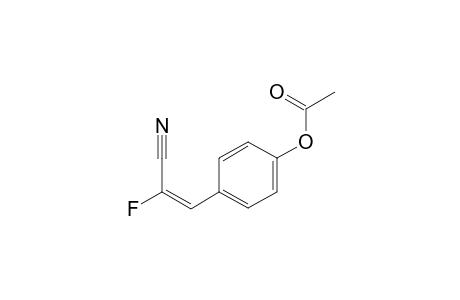 (E)-4-(2-Cyano-2-fluorovinyl)phenyl acetate