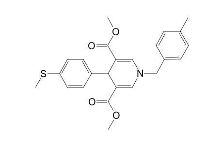 1-(4-Methylbenzyl)-4-[4-(methylthio)phenyl]-4H-pyridine-3,5-dicarboxylic acid dimethyl ester