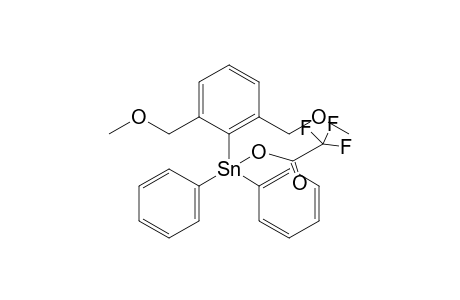 [2,6-Bis(methoxymethyl)phenyl]diphenyltin trifluoroacetate