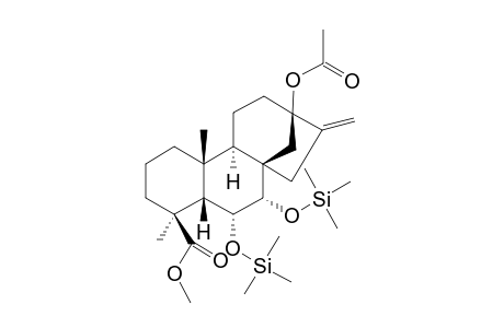 Methyl ent-13-acetoxy-6.alpha.,7.alpha.-bistrimethylsilyloxykaur-16-en-19-oate