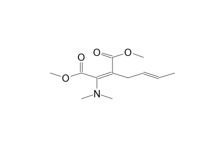 2-Butenedioic acid, 2-(2-butenyl)-3-(dimethylamino)-, dimethyl ester, (E,E)-