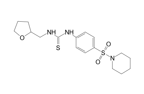 1-[p-(piperidinosulfonyl)phenyl]-1-(tetrahydrofurfuryl)-2-thiourea