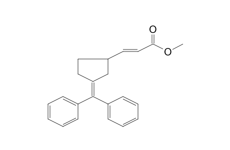 (E)-3-(3-benzhydrylidenecyclopentyl)acrylic acid methyl ester