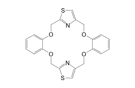 bis(5,16-Thiazolyl-1,2,10,11-benzene)-coronand (18-C-6)