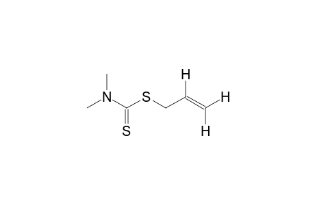 dimethyldithiocarbamic acid, allyl ester