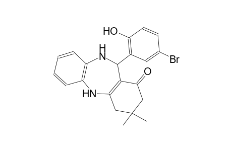 11-(5-bromo-2-hydroxyphenyl)-3,3-dimethyl-2,3,4,5,10,11-hexahydro-1H-dibenzo[b,e][1,4]diazepin-1-one