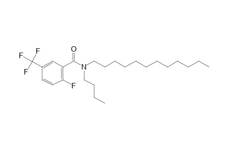 Benzamide, 2-fluoro-5-trifluoromethyl-N-butyl-N-dodecyl-