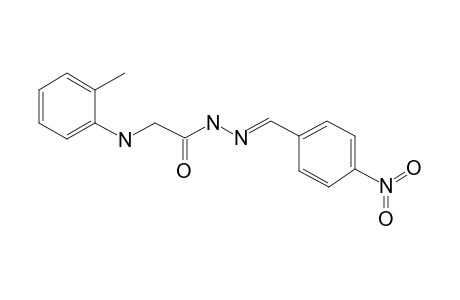 o-Tolylamino-acetic acid (4-nitro-benzylidene)-hydrazide