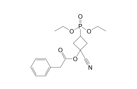 (1-cyano-3-diethoxyphosphoryl-cyclobutyl) 2-phenylacetate