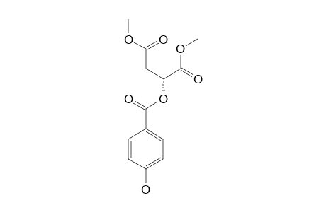 DIMETHYL-(+)-(R)-2-O-(4'-HYDROXYBENZOYL)-MALATE