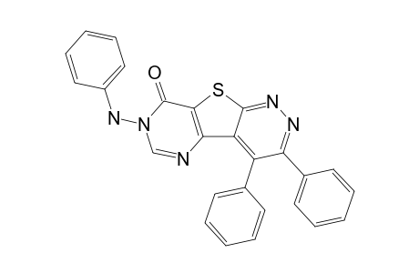 8-Oxo-3,4-diphenyl-7-phenylamino-7,8-dihydropyrimido[4',5':4,5]thieno[2,3-c]pyridazine