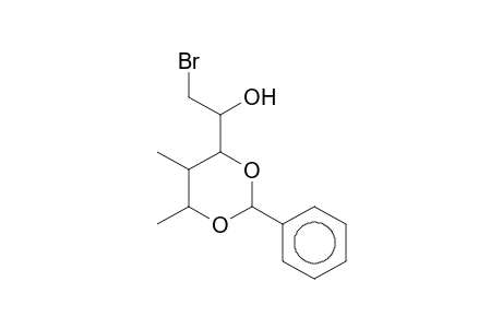 1,3-Dioxane, 4-(2-bromo-1-hydroxyethyl)-5,6-dimethyl-2-phenyl-