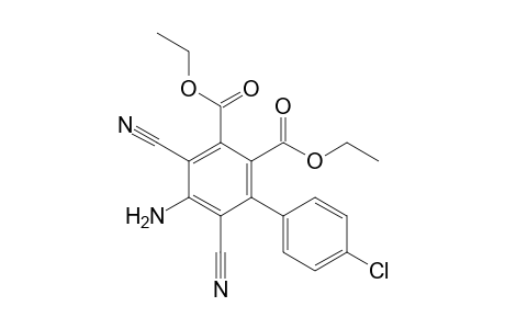 5-Amino-4'-chloro-4,6-dicyano-biphenyl-2,3-dicarboxylic acid diethyl ester