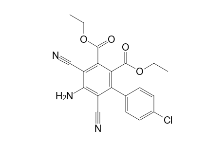 5-Amino-4'-chloro-4,6-dicyano-biphenyl-2,3-dicarboxylic acid diethyl ester