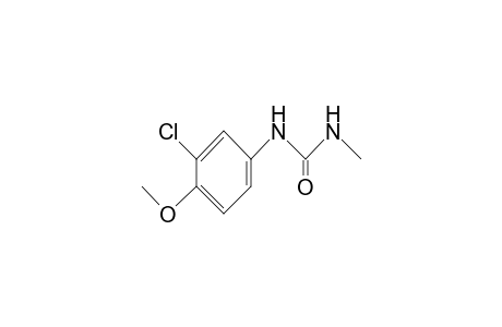 Monomethylmetoxuron; urea, 1-(3-chloro-4-methoxyphenyl)-3-methyl-,; urea, N-(3-chloro-4-methoxyphenyl)-N'-methyl-