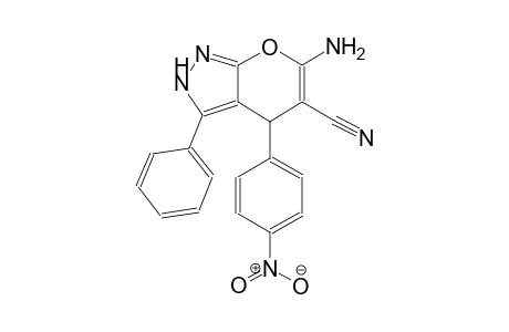 pyrano[2,3-c]pyrazole-5-carbonitrile, 6-amino-2,4-dihydro-4-(4-nitrophenyl)-3-phenyl-