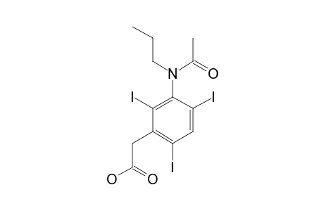 [3-(N-propylacetamido)-2,4,6-triiodophenyl]acetic acid