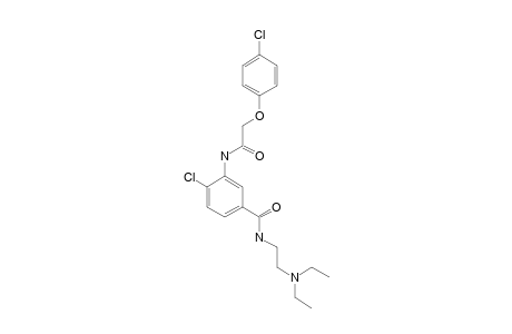 2'-chloro-2-(p-chlorophenoxy)-5'-{[2-(diethylamino)ethyl]carbamoyl)acetanilide