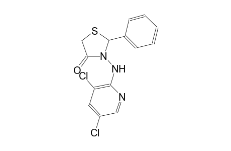 3-[(3,5-dichloro-2-pyridinyl)amino]-2-phenyl-1,3-thiazolidin-4-one