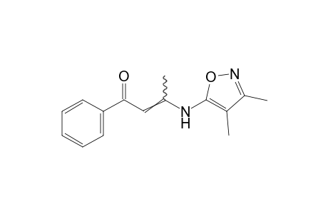 3-[(3,4-dimethyl-5-isoxazolyl)amino]crotonophenone