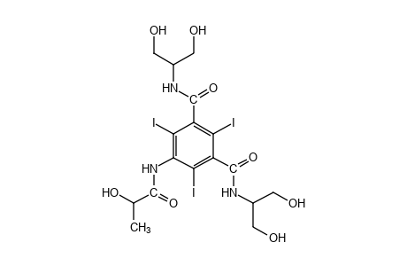 (S)-N,N'-bis[2-hydroxy-1-(hydroxymethyl)ethyl]-5-(2-hydroxypropionamido)-2,4,6-triiodoisophthalamide