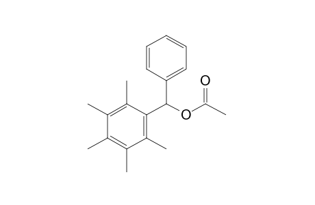 2,3,4,5,6-pentamethylbenzhydrol, acetate