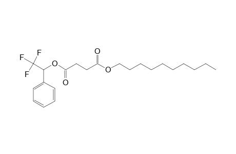 Succinic acid, decyl 1-phenyl-2,2,2-trifluoroethyl ester