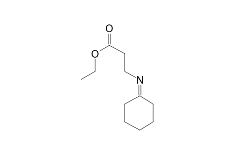 Ethyl 3-(cyclohexylideneamino)propanoate