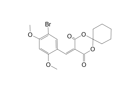9-[(5-bromo-2,4-dimethoxyphenyl)methylidene]-7,11-dioxaspiro[5.5]undecane-8,10-dione