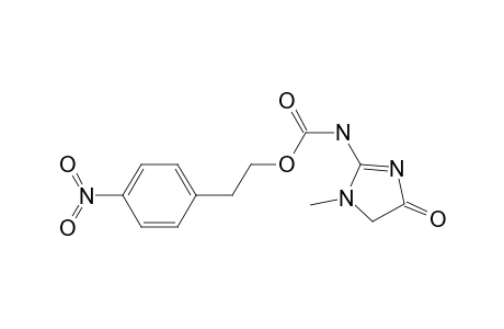 Carbamic acid, (4,5-dihydro-1-methyl-4-oxo-1H-imidazol-2-yl)-, 2-(4-nitrophenyl)ethyl ester