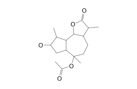 (3,6,9-Trimethyl-8-oxidanyl-2-oxidanylidene-3,3A,4,5,6A,7,8,9,9A,9B-decahydroazuleno[4,5-B]furan-6-yl) ethanoate