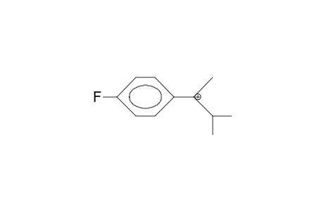 2-(4-Fluro-phenyl)-3-methyl-2-butylium cation