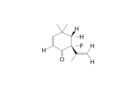 4,4-DIMETHYL-6-(PROPEN-2-YL)-6-FLUOROCYCLOHEX-2-EN-1-ONE