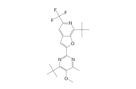 7-TERT.-BUTYL-2-(4-TERT.-BUTYL-5-METHOXY-6-METHYLPYRIMIDIN-2-YL)-5-(TRIFLUOROMETHYL)-FURO-[2,3-C]-PYRIDINE