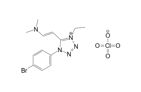 trans-1-(p-bromophenyl)-5-[2-(dimethylamino)vinyl]-4-ethyl-1H-tetrazolium perchlorate