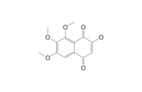 2-Hydrpxy-6,7,8-trimethoxy-1,4-naphtoquinone