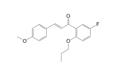 5'-Fluoro-2'-(N-propyl)oxy-4-methoxychalcone (isomer 1)