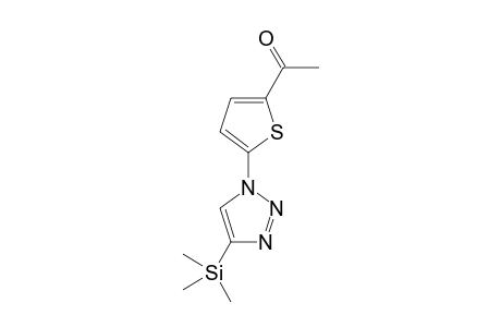 1-{5-[4-(Trimethylsilyl)-1H-1,2,3-triazol-1-yl]-2-thienyl}-1-ethanone