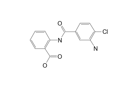 Benzoic acid, 2-(3-amino-4-chlorobenzoylamino)-